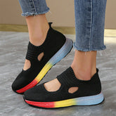 Zapatillas deportivas de malla hueca